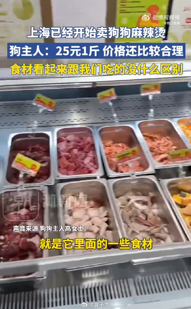 烫25一斤全是真肉上海狗有福了！pg试玩破防了！上海惊现狗狗麻辣(图6)